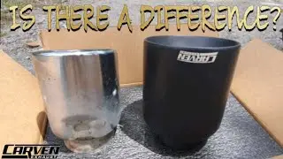 INSTALL CARVEN 5 INCH EXHAUST TIPS ON A DODGE CHARGER II REVS
