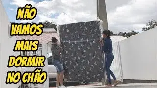 COMPRAMOS NOSSA CAMA | Não vamos mais dormir no chão - FAMÍLIA JEITO LOKO DE SER