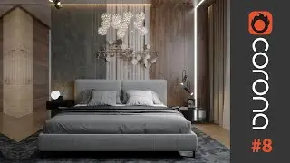3ds Max Interior Rendering Tutorial (Best Corona Render)#8