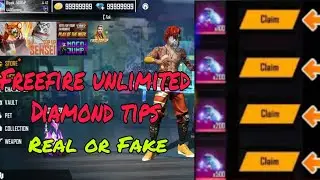 Free fire unlimited diamond tips real or fake? full video
