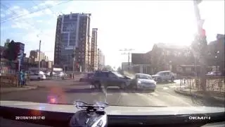Авария в Иркутске...
