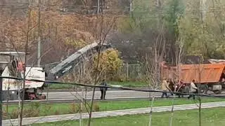 ГРЕЙДЕР - ПУКНУЛ... самосвал - ГУКНУЛ!!!