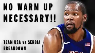 Breaking Down: Kevin Durant & Lebron James vs Serbia Pt. 2