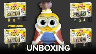 Unboxing The World’s SMALLEST MINIONS Funko Pop! Complete Set of Series 1, 2, 3, 4 Despicable Me