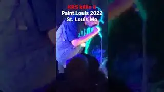 KRS ONE on the mic - Paint Louis 2022 #paintlouis