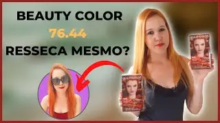 PINTANDO O CABELO EM CASA COM A TINTA BEAUTY COLOR 76.44 RUIVO ABSOLUTO