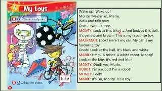 Kid's Box Starter - Unit 4 - My Toys - 1 - Listen and point.