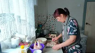 Столько дел на кухне поделала / Рыба, Тесто, Курица