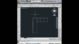 AutoCAD 2D Plan of Kitchen