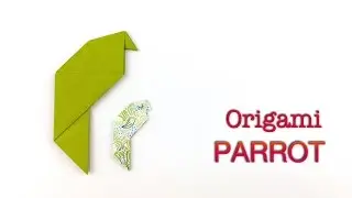 How to fold a Parrot. Origami parrot/ Origami Bird instructions.