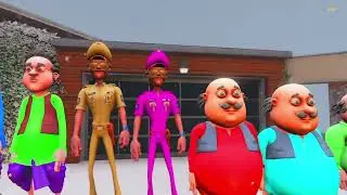 Motu Patlu Playing Hide And Seek With Colorfull Zone The Don And Ghasitaram In Gta 5