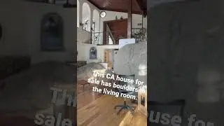 #home #forsale in #california has giant rocks in living room. #shorts #realestate