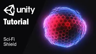 Guide how to creare Sci-Fi shield in Unity using Shader Forge and Blender