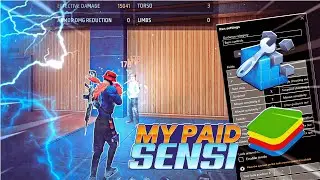 PAID SENSI to Get 97% Headshots II Secret Settings II : Bluestacks 5 I Msi 5.