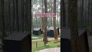Mulai dari 700rb an bisa menginap di bobocabin cikole Bandung