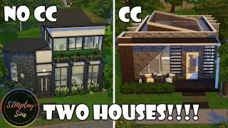 MINI MODERNS !!! | 2 SIMS 4 SPEED BUILDS !!!