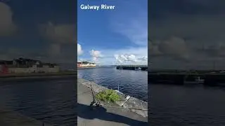 Galway River and beach #galway #galwaycity #galwaybeach