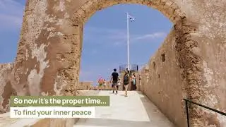 Chania always pure. Summer in Crete, Greece.