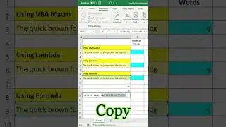 Lambda Function in Excel