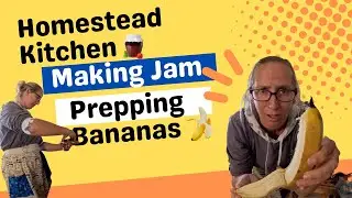 Homestead Kitchen | Making Strawberry Jam | Prepping VLOG