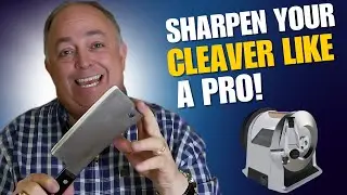 How to Sharpen a Cleaver in Record Time!