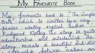 Essay On My Favourite Book// English Essay// The Jungle Book