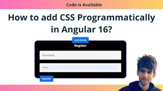 Angular: How to add CSS Programmatically in Angular 16? | Angular Tutorial for Beginners | Codzify