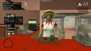 CJ pukes while eating burger shot
