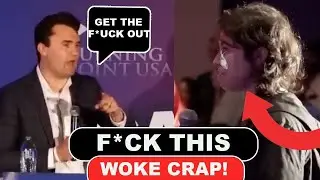 Charlie kirk SCHOOLED CONFUSED Woke Feminist Student With One Simple Question