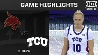Texas State vs. TCU Game Highlights | 2024-25 Big 12 Women’s Basketball