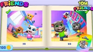 My Talking Tom friends stickers book update