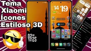 Combinação Perfeita Tema Xiaomi Ícones 3D, Central de Controle HyperOs @CiclopeTech