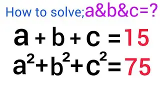 A Nice Algebra problem.