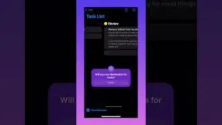 Reminders. The best task manager? #productivity