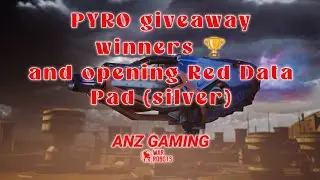 war Robots PYRO giveaway winners and opening red data pad (silver) how good is it opening 
