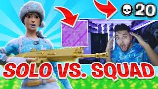 This SOLO vs SQUADS round was WAY TOO EXCITING! 😨