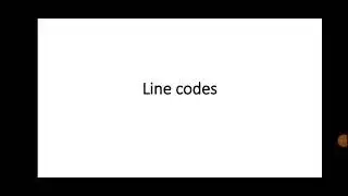 Line codes unipolar return to zero and nonreturn to zero bipolar return to zero and nonreturn to zer