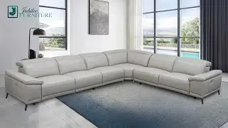Modern Kony Power Recliner Sectional | Jubilee Furniture