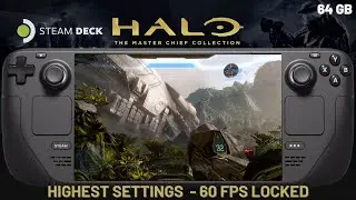 Halo The Master Chief Collection Steam Deck (64GB) Gameplay | All Settings Tested