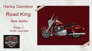 Harley Davidson Road King stage 3 audio upgrade