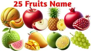 Fruit Names In english and hindi with pdf | फलों के नाम हिन्दी एवं अंग्रेजी भाषा में | pdf ke sath |