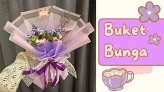 DIY Buket Bunga Artificial Mudah Simpel || Cara Membuat Bunga Artificial
