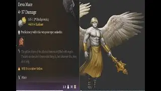 Best mace in Baldurs Gate 3. Act 3 (4d8 Radient damage per hit)