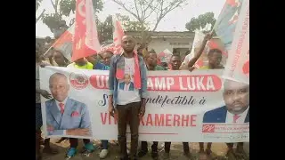 Camp Luka: le Chef de l'État visite les chantiers sous l'accompagnement des militants de l'UNC