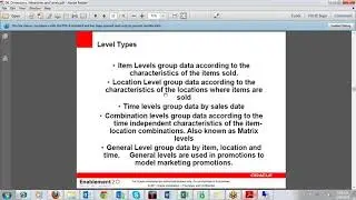 Define Levels Types in Oracle Demantra | RUDRA IT SOLUTIONS