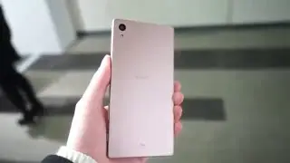 Xperia Z5 pink color frist look