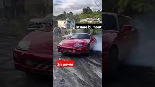 “Supra incredible street burnout 🤯  #burnout #supra