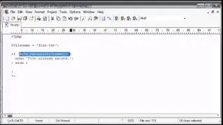 File Handling Checking if a File Exists Tutorial  in PHP- MYSQL by For Student Organization
