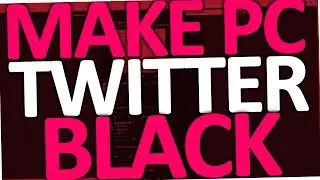 How to Make Twitter Black (on PC & Android | Night Mode | 2017)