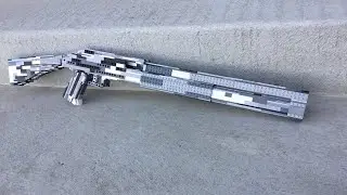 Lego Shell Ejecting Semi-Auto Shotgun (Working Rubberband Gun)